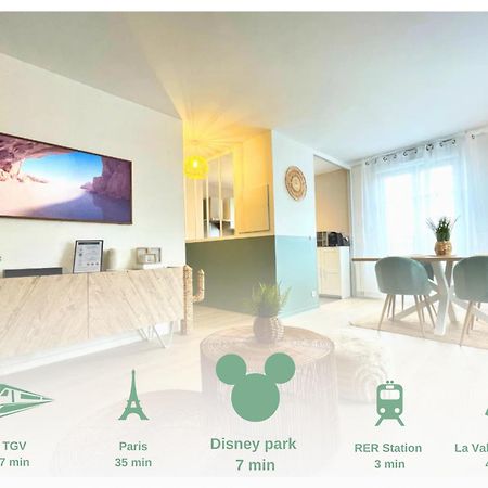 L'Organik Disney 7 Min Gare 5 Min Parking Prive Chessy  Exterior foto